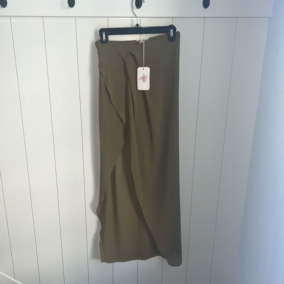NWT L’Atiste by Amy asymmetrical maxi wrap skort - Picture 9 of 9